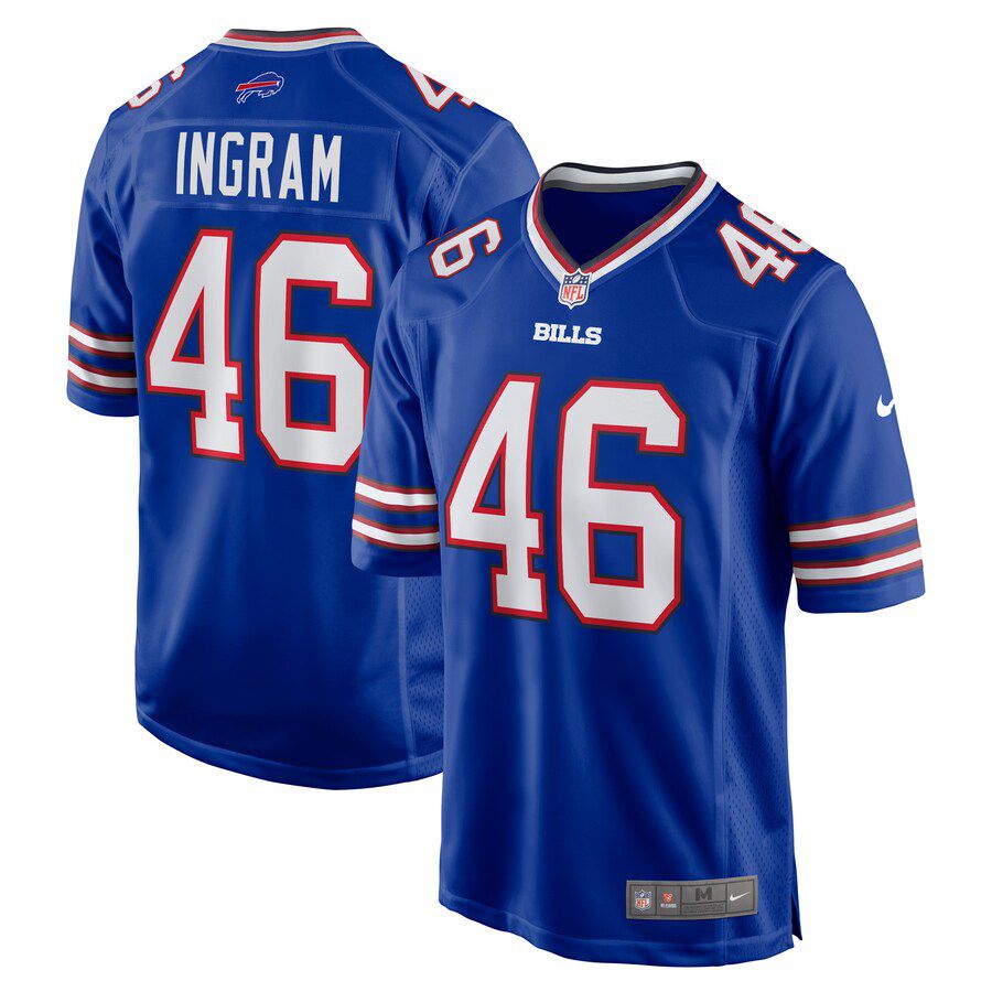Men Buffalo Bills #46 Ja Marcus Ingram Nike Royal Player Game NFL Jersey->buffalo bills->NFL Jersey